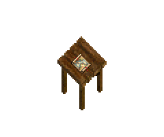 Cartographer Table rendered from the exact in-game item art