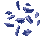 Blue Mana Crystal fragments