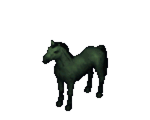 Deep Green horse colour