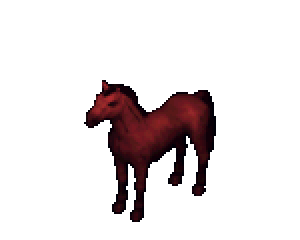 Legendary Red horse colour